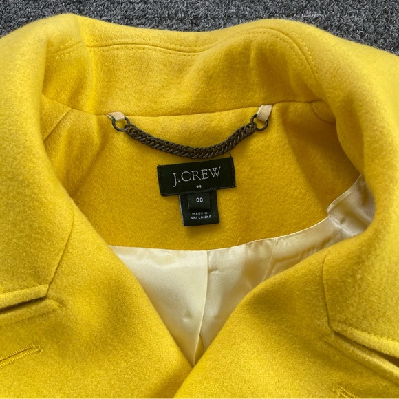 J. Crew Yellow Peacoat - Picture 4 of 9